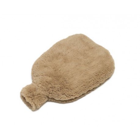 Bouillotte velours caramel Bouillotte velours caramel