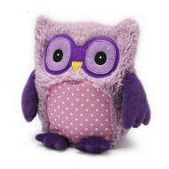 Bouillotte peluche Chouette violet