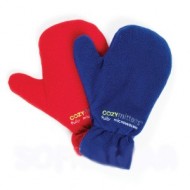 Gants polaire chauffants bleus