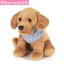 Bouillotte peluche chauffante Chien Labrador