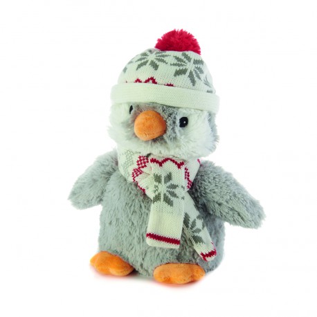 Bouillotte peluche Pingouin de neige