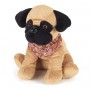 Bouillotte peluche chauffante Chien Carlin