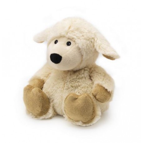 Bouillotte peluche Mouton crème