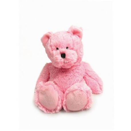 Bouillotte peluche Ours rose