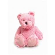 Bouillotte peluche Ours rose