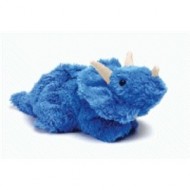 Bouillotte peluche Dinosaure bleu Tricératops 